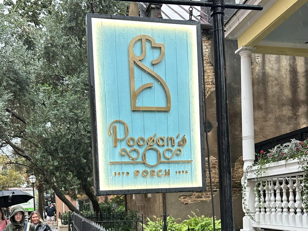 brunch at Poogan's porch