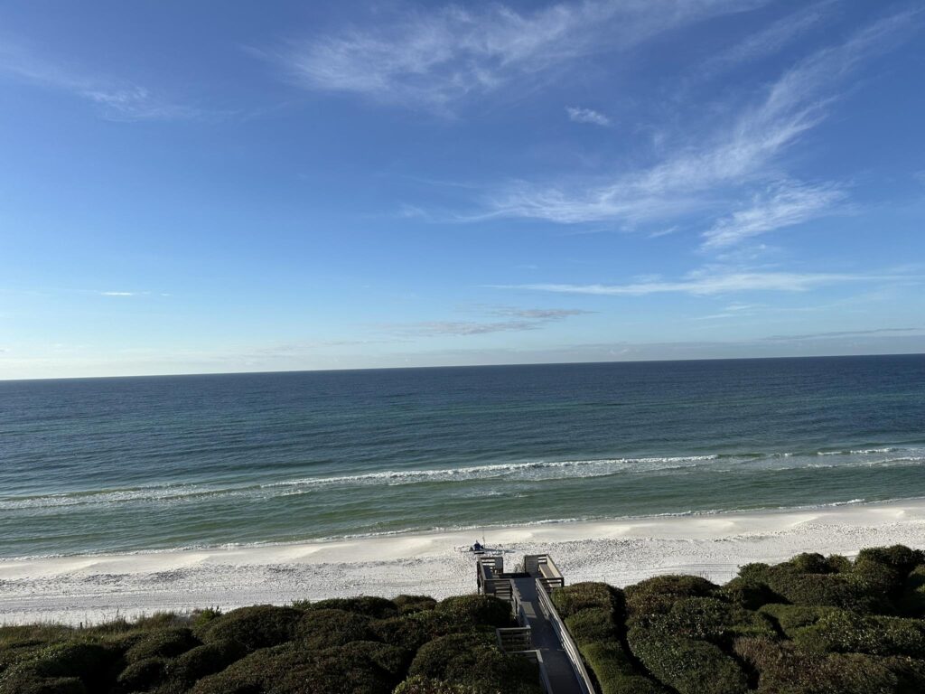 Beach view from beachcrest 501