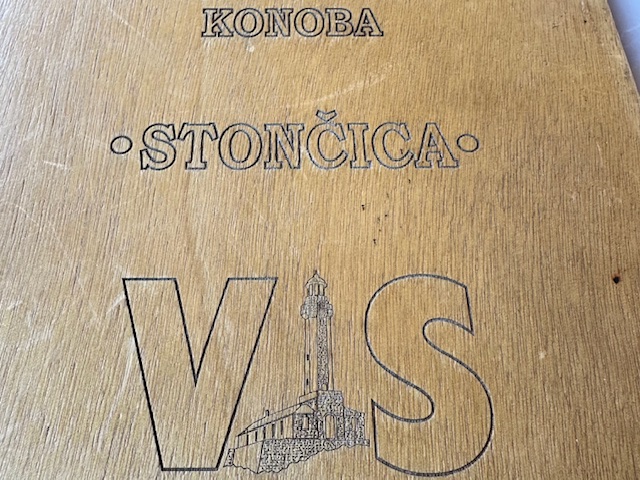 Konoba stonica on island of Vis