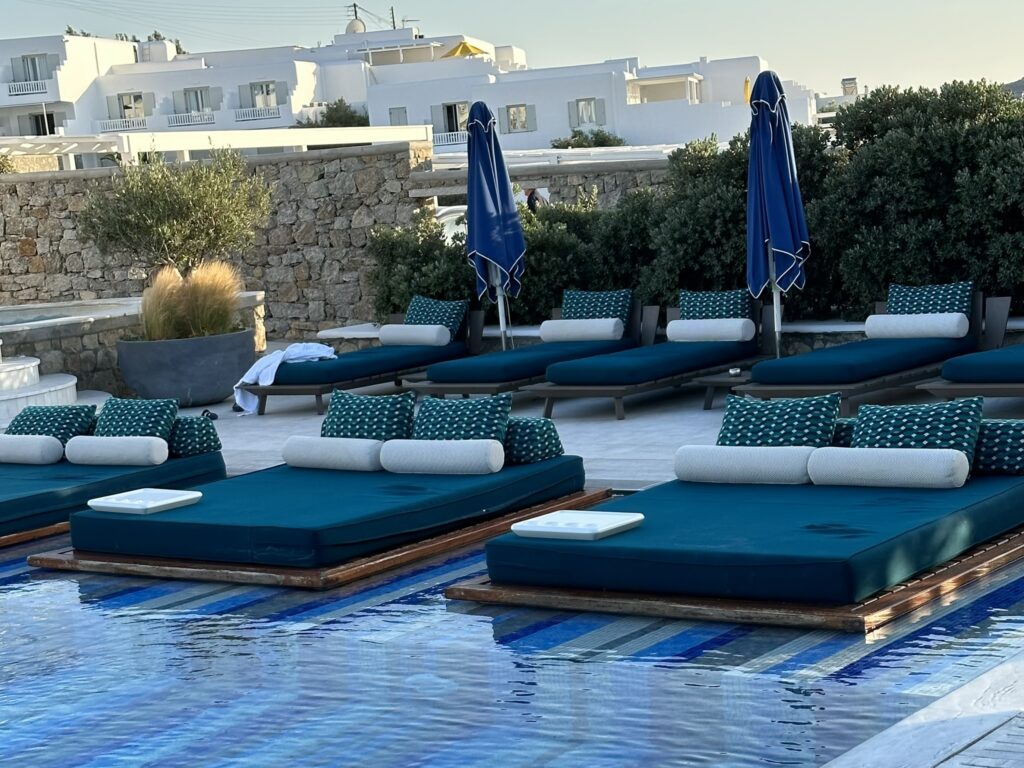 pool at Mykoniand Korali hotel in Mykonos town