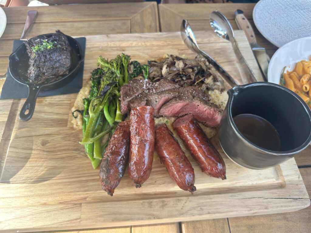 Steak at the Bison